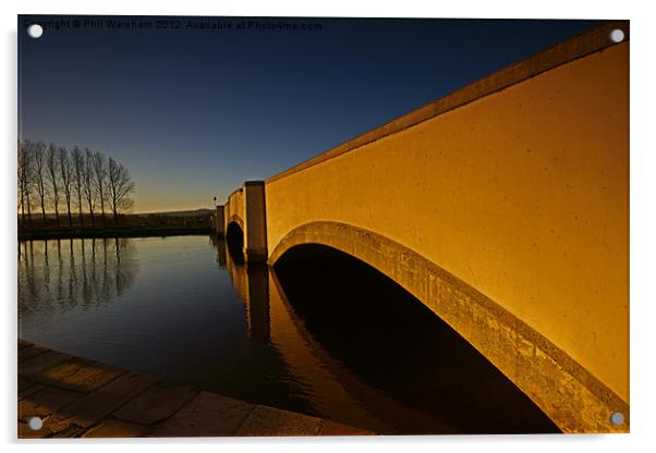 The Bridge Acrylic by Phil Wareham