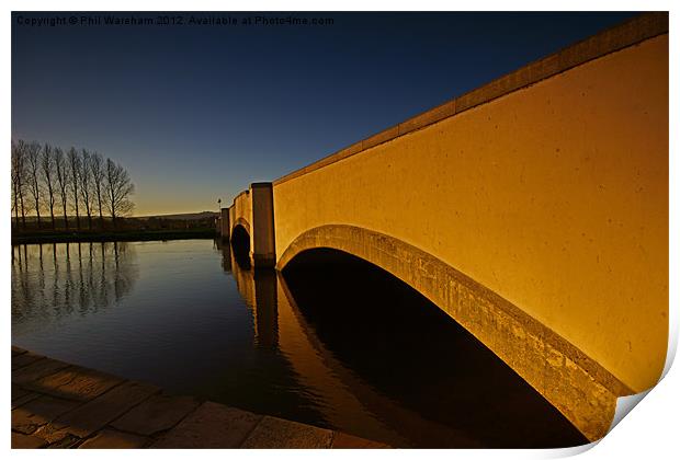 The Bridge Print by Phil Wareham