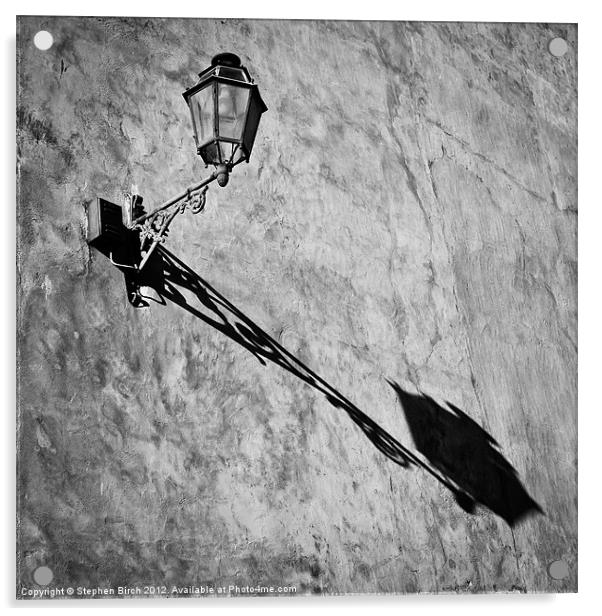 Streetlight Shadow Acrylic by Stephen Birch