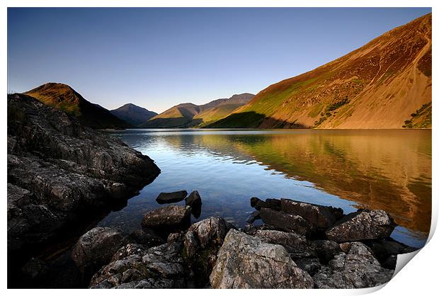 Wasdale reflections Print by Robert Fielding