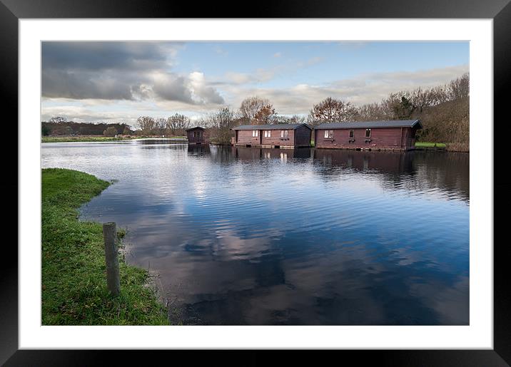 Boathouses at Wayford Bridge Framed Mounted Print by Stephen Mole