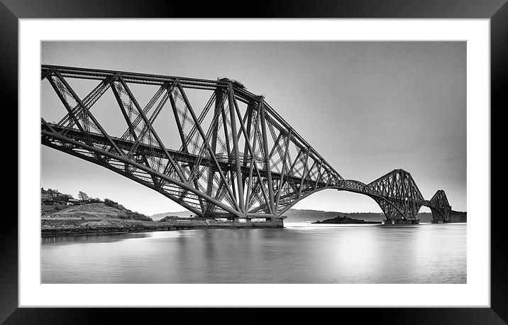 Forth railway bridge Framed Mounted Print by Grant Glendinning