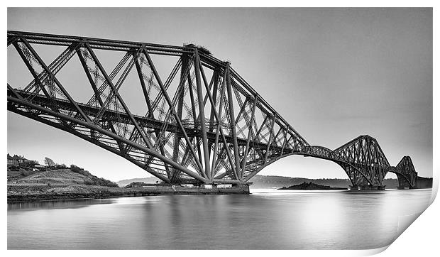 Forth railway bridge Print by Grant Glendinning