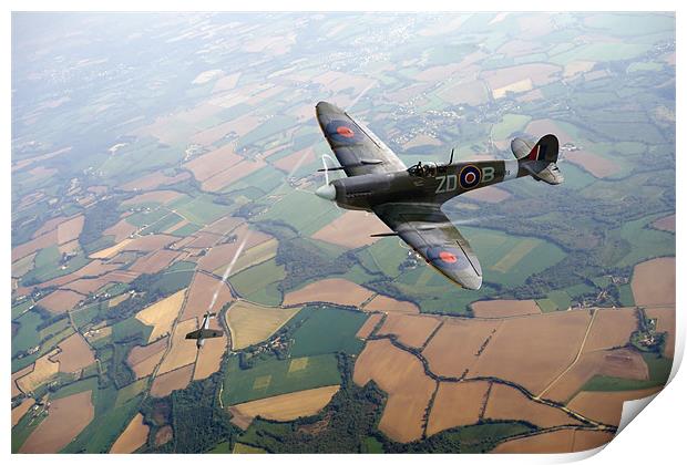 Spitfire victory Print by Gary Eason