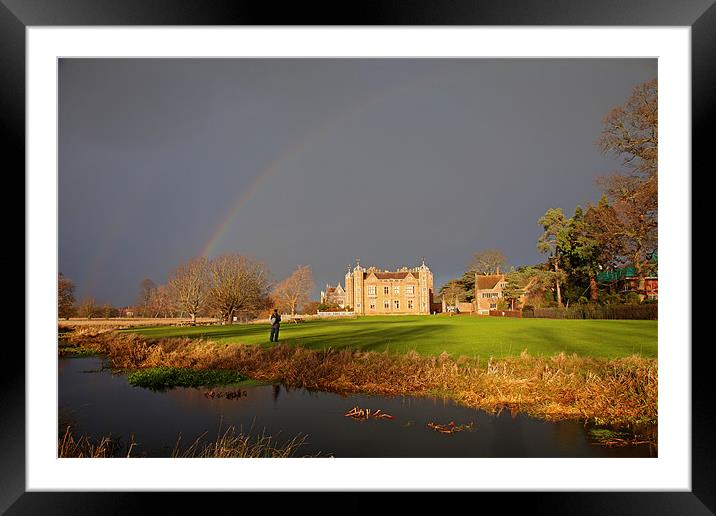 Charlecote Park Rainbow Framed Mounted Print by Gail Johnson