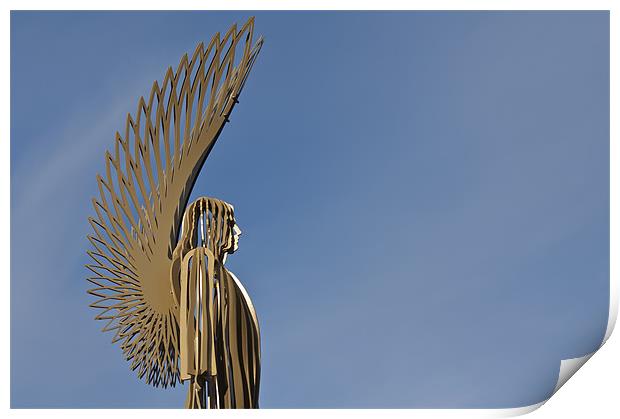 The Angel of Bargoed 5 Print by Steve Purnell