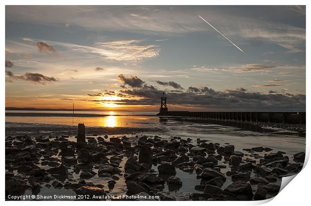 CROSBY SUNSET Print by Shaun Dickinson