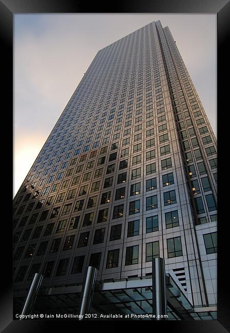 One Canada Square Framed Print by Iain McGillivray