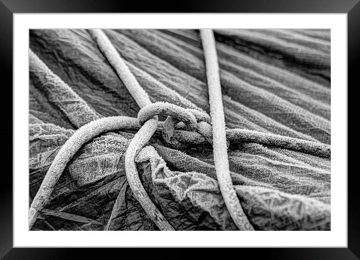Frosted Rope Framed Mounted Print by Gavin Wilson