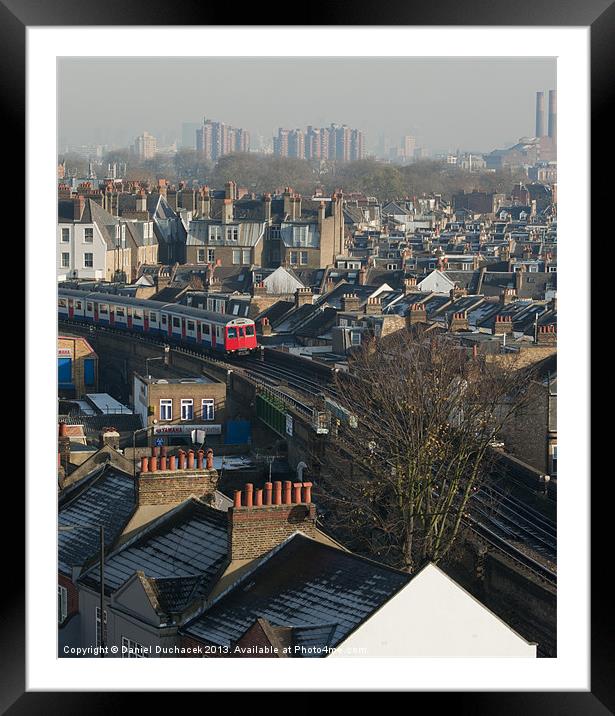 london view Framed Mounted Print by Daniel Duchacek