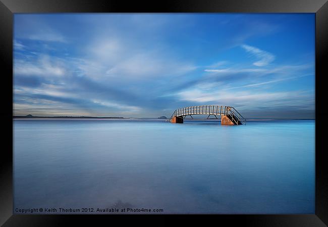 Bridge in the Sea Framed Print by Keith Thorburn EFIAP/b