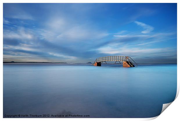 Bridge in the Sea Print by Keith Thorburn EFIAP/b
