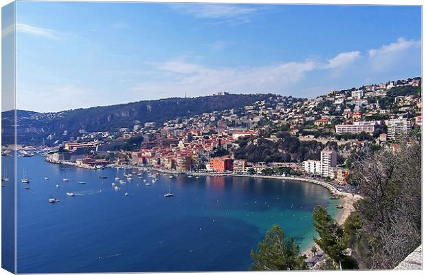 Villefranche Bay II Canvas Print by Tom Gomez