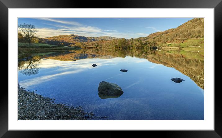 Rydal Water Framed Mounted Print by Jamie Green