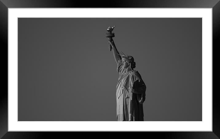 The Face of Liberty Framed Mounted Print by Paul Finney