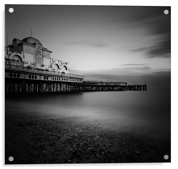 :Southsea pier: Acrylic by andrew bagley