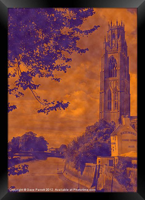 Boston Stump - Old Style Framed Print by Daves Photography