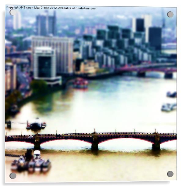 Lambeth London Bridge Acrylic by Sharon Lisa Clarke