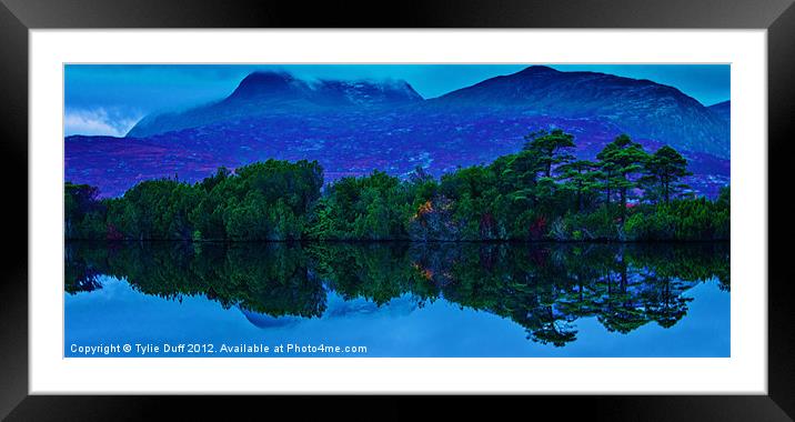 Reflections in Loch Framed Mounted Print by Tylie Duff Photo Art