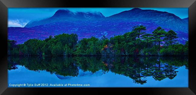 Reflections in Loch Framed Print by Tylie Duff Photo Art