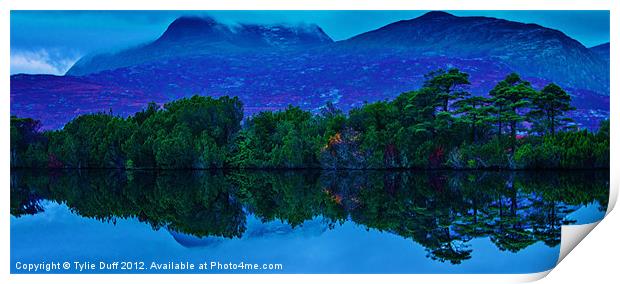 Reflections in Loch Print by Tylie Duff Photo Art