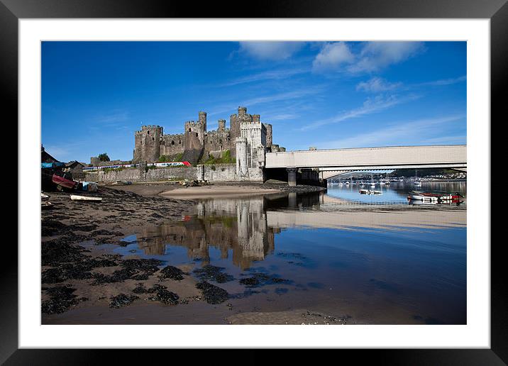 Conwy Castle Framed Mounted Print by Gail Johnson