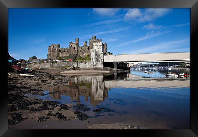Conwy Castle Framed Print by Gail Johnson