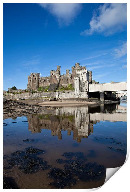 Conwy Castle Print by Gail Johnson