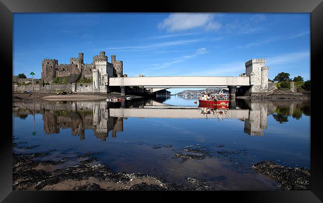 Conwy Castle Framed Print by Gail Johnson