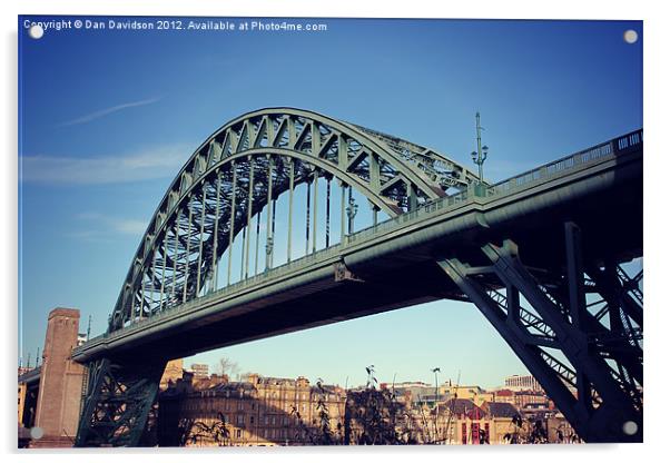 Tyne Bridge Acrylic by Dan Davidson