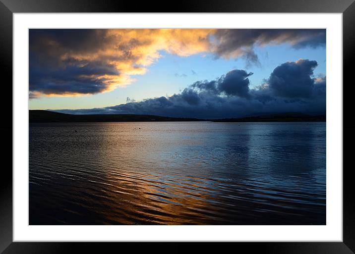 Evening in Dingle Framed Mounted Print by barbara walsh