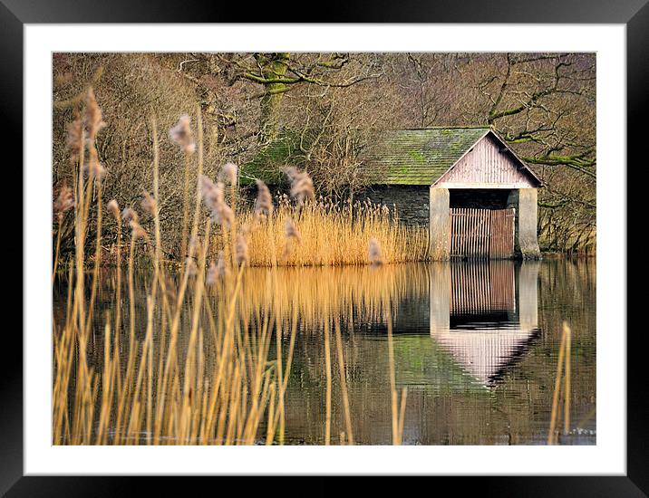 Rydalwater Boathouse Framed Mounted Print by Jason Connolly