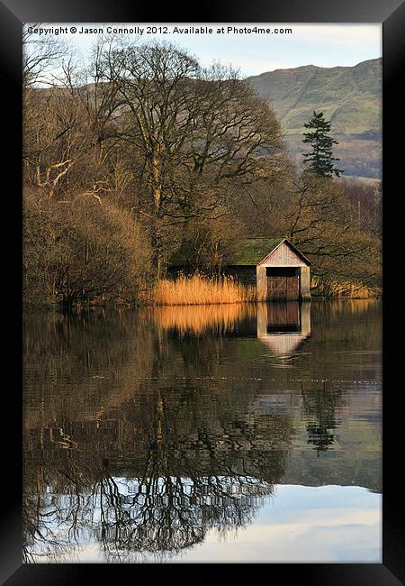 Boathouse Rydalwater Framed Print by Jason Connolly