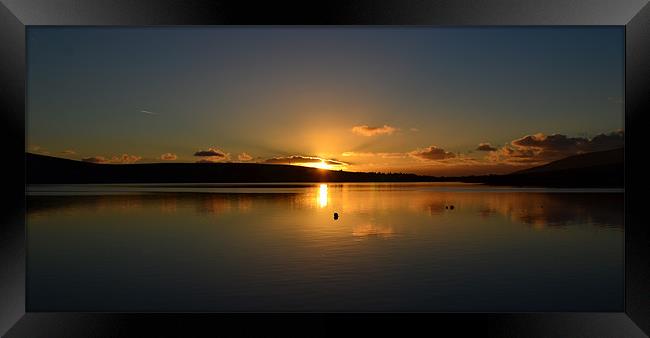 Dingle sunset Framed Print by barbara walsh