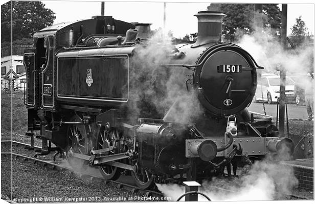 GWR Class 15xx 0-6-0PT No.1501 Canvas Print by William Kempster