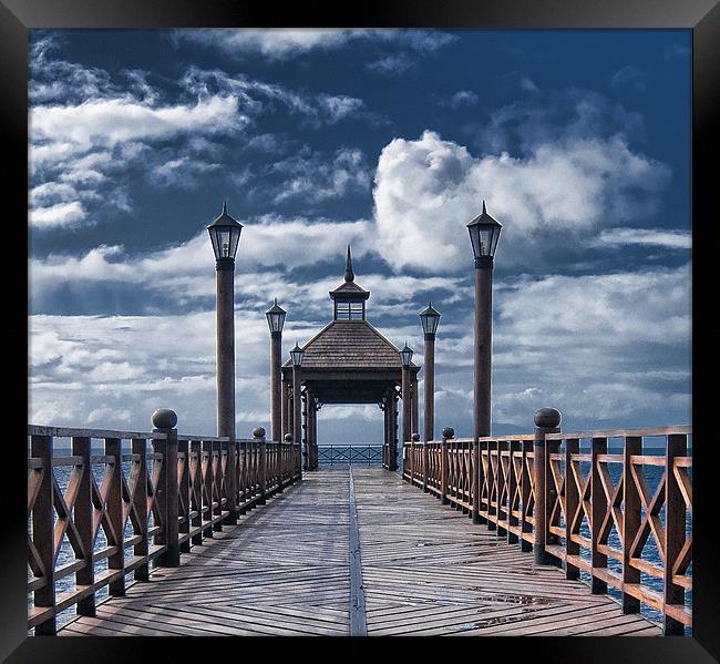 Frutillar Pier Framed Print by Paul Fisher