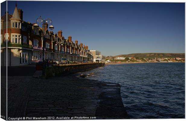 Swanage Seafront Canvas Print by Phil Wareham