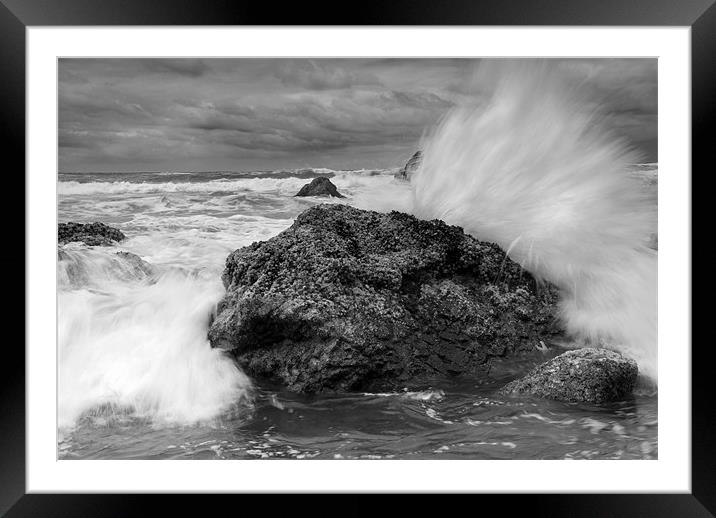 Too Close for Comfort  Framed Mounted Print by Mike Dawson