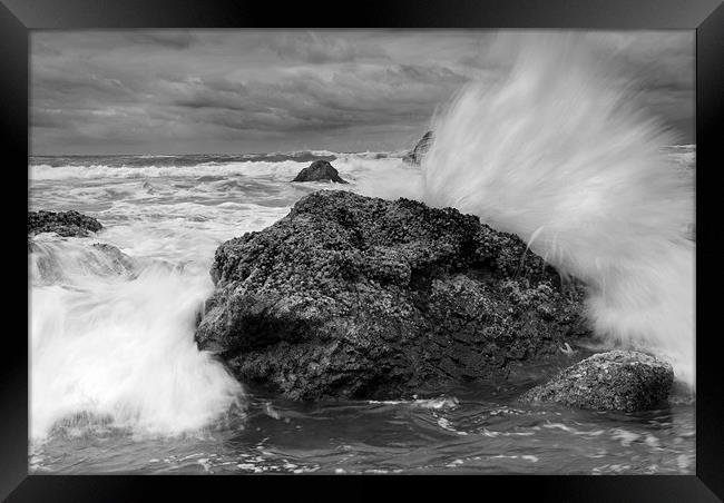 Too Close for Comfort  Framed Print by Mike Dawson