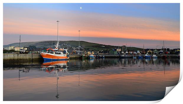 Evening in Dingle Print by barbara walsh