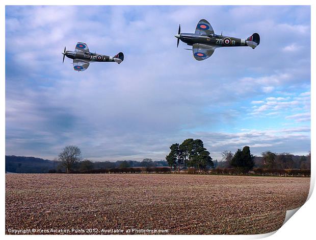 Hedge Hoppers Print by Oxon Images