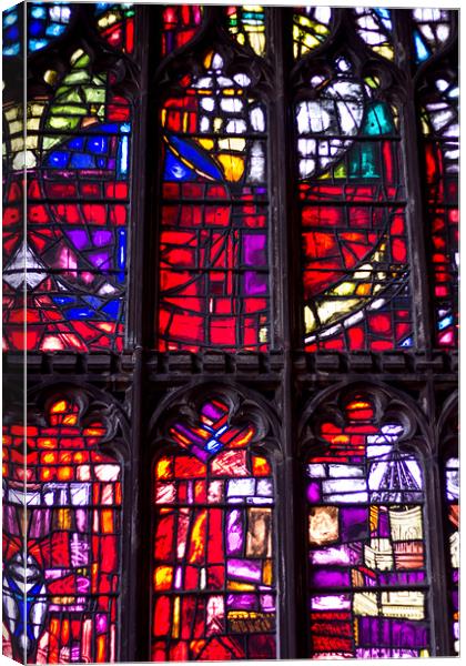 Stained Window Canvas Print by Stephen Paul Cahill
