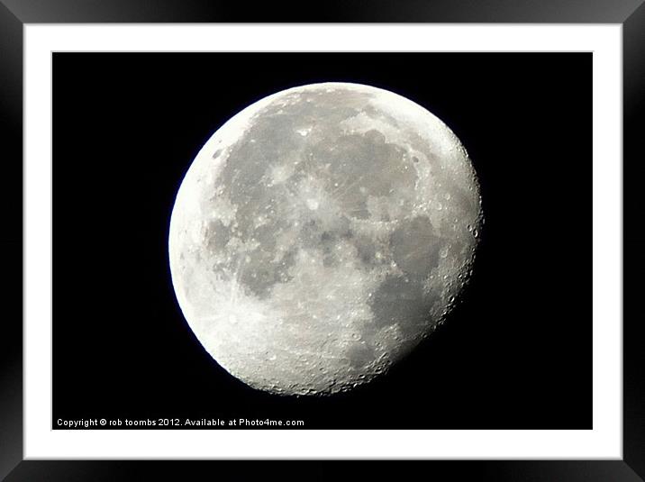 COLD MOON Framed Mounted Print by Rob Toombs