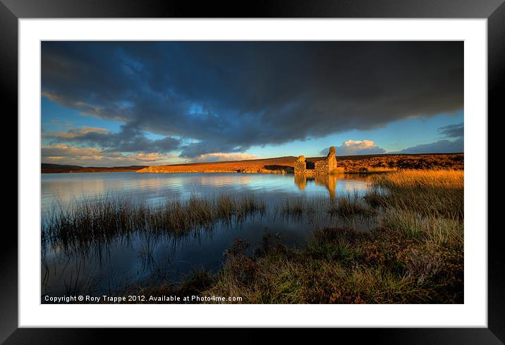 Llyn Conwy - a wide view Framed Mounted Print by Rory Trappe