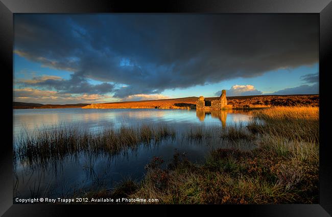 Llyn Conwy - a wide view Framed Print by Rory Trappe