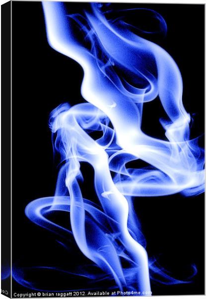 It All Went Up In Smoke Canvas Print by Brian  Raggatt