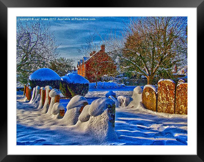 winters day Framed Mounted Print by carl blake