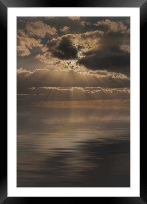 Rays of Sunlight Framed Mounted Print by Natures' Canvas: Wall Art  & Prints by Andy Astbury