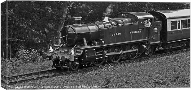 51XX Class GWR No.5164 Canvas Print by William Kempster