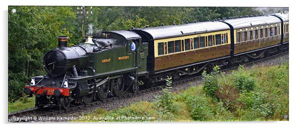 51XX Class GWR No.5164 Acrylic by William Kempster